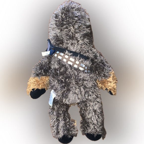 Star Wars Large Chewbacca Build A Bear Fluffy Plush Stuffy W Crossbow Accessory - Picture 12 of 14